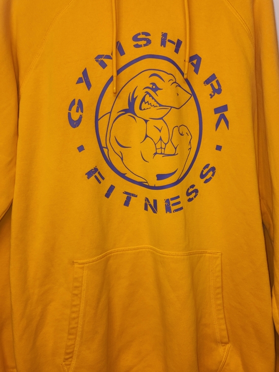 Gymshark Other - Gymshark Yellow Hoodie with Blue Logo